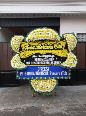 Papan Bunga Duka di Marga Mulya