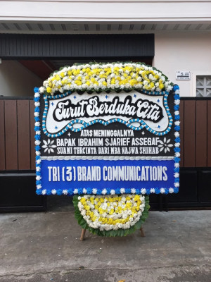 Papan Bunga Duka di Marga Mulya